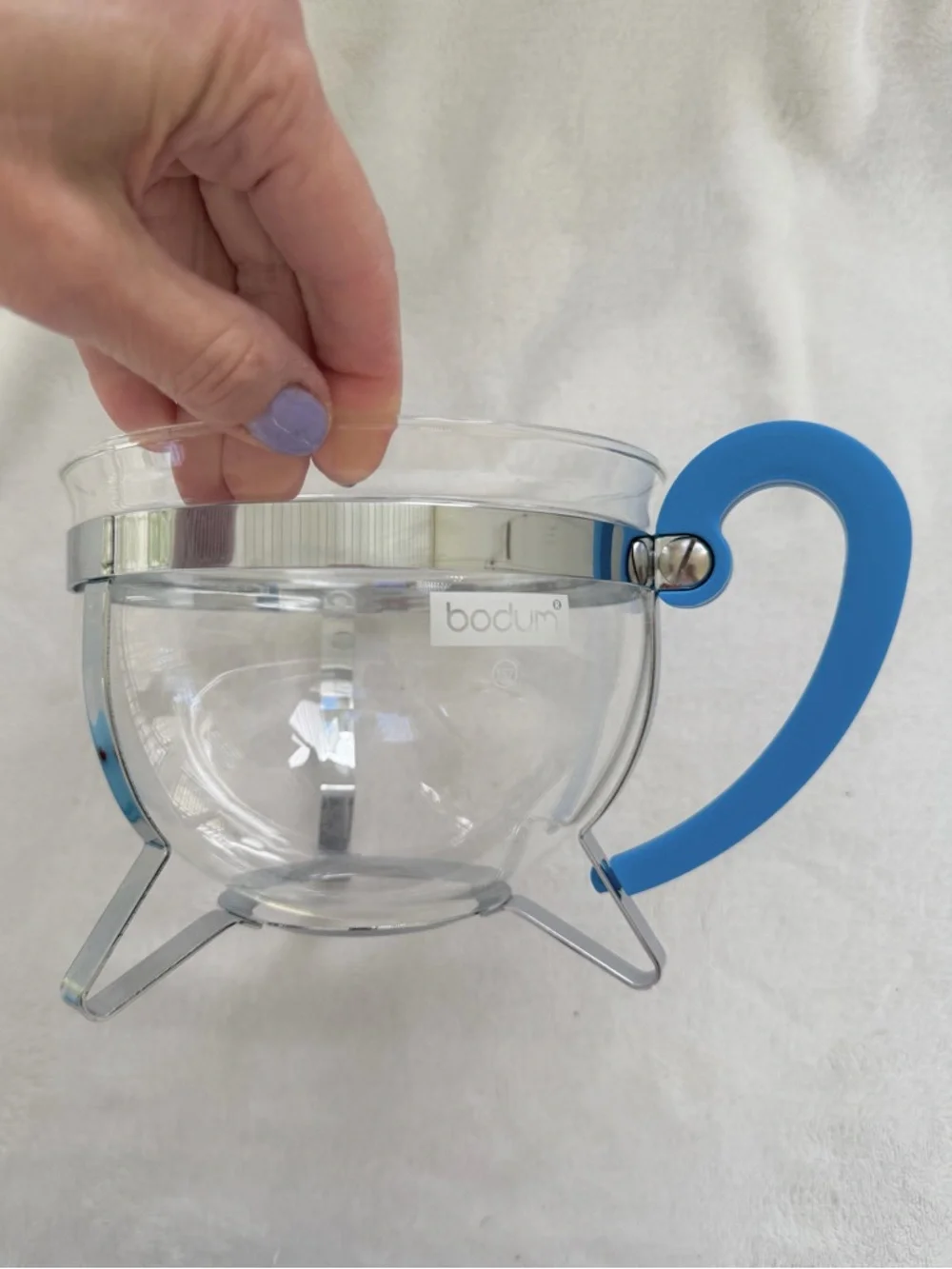 BODUM Chambord Teapot Tea Infuser Postmodern Memphis Vintage Design NWOT 44oz.